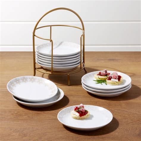 crate barrel appetizer plates|appetizer plates set of 12.